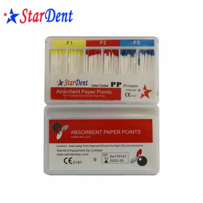 Materiale per otturazioni dentali Punta in carta Punta in carta assorbente (conicità F)