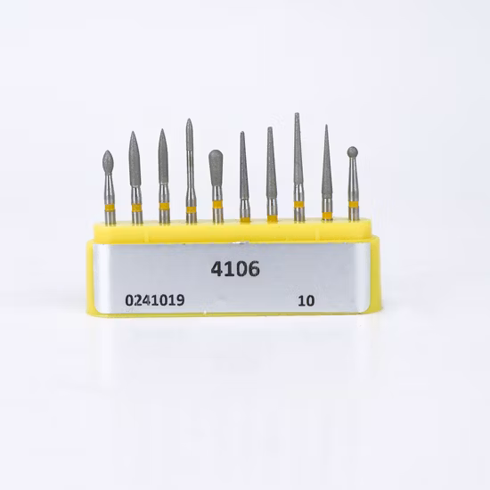 Frese diamantate dentali per lucidatura Fg Drill Manipolo ad alta velocità per diametro.  1,6 mm